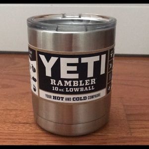 Yeti brand new 10oz tumbler silver
